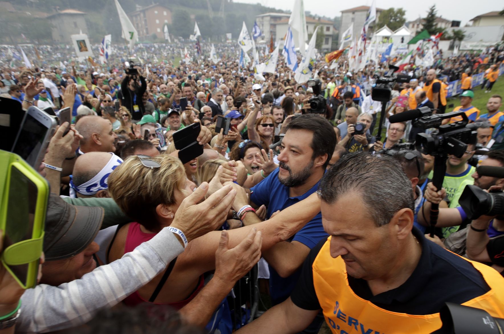 APTOPIX Italy Salvini